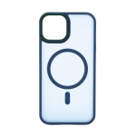 Back panel cover Evelatus Apple iPhone 14 Hybrid Case With MagSafe PC+TPU Blue