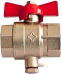 Ball valve for heat meters 3/4'' M10 Rastelli