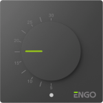 Room thermostat ENGO Simple, Black