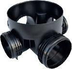 Well`s Base 315/200/160 PVC, 90&deg; (BSB) Wavin