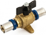 Press ball valve 20 x 20