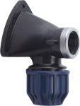 PP Compression wall elbow 20x&frac12;" F Elysee