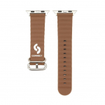 Strap Connect  Watch 42/44/45mm Marine leather Watch Strap Brown
