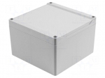 Enclosure: multipurpose | X: 140mm | Y: 140mm | Z: 90mm | 1555 | ABS | grey