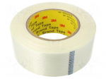 Tape: fixing | W: 48mm | L: 55m | Thk: 0.15mm | synthetic caoutchouc