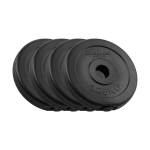 Spordiks ja aktiivseks puhkuseks // Spordikaubad ja varustus // Obciążenie bitumiczne zestaw 4x1.25kg, otw&oacute;r 31mm, talerz klasyczny, REBEL ACTIVE