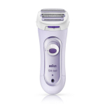 Braun | Epilator | Silk-&eacute;pil LS5560 | Operating time (max) 40 min | Bulb lifetime (flashes) Not applicable | Number of power levels 1 | Lilac