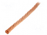 Braids | Shape: round | Core dia: 11mm | SBO | 10m | copper strand
