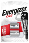 CR2 patareid 3V Energizer liitium CR2 pakendis 2 tk.