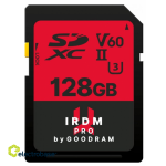Goodram IRDM Pro Memory card SDXC / UHS-II U3 / 128GB