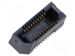Connector: PCB to PCB | socket | female | PIN: 20 | ERF8 | vertical | 1.4A