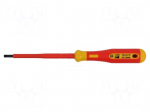Screwdriver: insulated | slot | SL 4 | Blade length: 100mm
