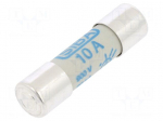 Fuse: fuse | 10A | 900VDC | gR | ceramic,cylindrical,industrial | URZ