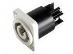 NEUTRIK - POWERCON, 3-PIN MOUNTING, GREY, ENERGIZED / POWER OUTPUT