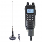 PNI Escort HP 82 portable CB radio station kit, multi standard, 4W, 12V, AM-FM with PNI LED 2000 CB antenna