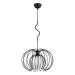 Suspended lighting fixture ADVITI BOLA 1P AD-LD-6221BE27, E27, maximum 60W, black
