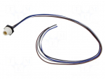 Connector: M12 | socket | male | PIN: 5 | straight | 2A | 60V | IP67 | cables
