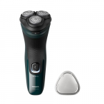 Philips 3000X Series X3002/00 Shaver, Black/Green