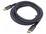 Cable | DisplayPort plug,both sides | textile | DisplayPort 2.1