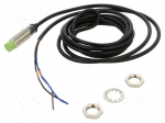 Sensor: inductive | OUT: NPN / NC | 0&divide;4mm | 10&divide;30VDC | M12 | 2m | IP67