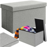 T&ouml;&ouml;riistad ja m&otilde;&otilde;teseadmed // Aiandusriistad ja tarvikud // Pufa materiałowa szara 60x30x30 cm Ruhhy 25996