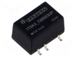 Converter: DC/DC | 1W | Uin: 12VDC | Uout: 5VDC | Iout: 200mA | SMT8 | SMD