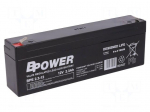 Re-battery: acid-lead | 12V | 2.3Ah | AGM | maintenance-free