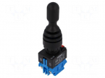 Switch: joystick | Stabl.pos: 2 | NO x2 | 3A/220VAC | 0.6A/220VDC | 22mm