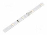 LED strip | 12V | RGB | W: 10mm | L: 300mm | 120&deg; | Thk: 3mm | LED/m: 30