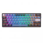 ROYAL KLUDGE RK61 Plus Black, Sky Cyan Switch, US