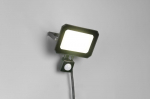 Trio Funchal LED sienas lampa 15 cm matt black motion sensor 4000K R23349232 4017807648096