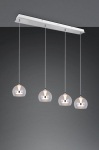 Trio Flynt LED piekarama lampa 4-pc chrome brushed steel 331610406 4017807671018
