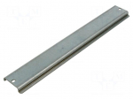 DIN rail | steel | zinc | L: 220mm | W: 35mm | for enclosures | TS35 x 7.5