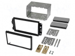 Radio mounting frame | Chevrolet | 2 DIN | black