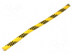 Rope | polypropylene | &Oslash;rope: 12mm | L: 100m | with a core | yellow