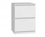 MALWA M2 WHITE BEDSIDE TABLE