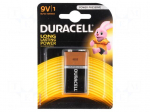 Battery: alkaline | 9V | 6F22 | Basic | Batt.no: 1 | non-rechargeable