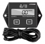 Mootoritundide loendur 2/4-taktilistele mootoritele, 9999.9 h, 0.1 h t&auml;psus, IP68, 85&deg;C, 75x45x20mm