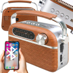 Helis&uuml;steemid ja tarvikud // Bluetooth k&otilde;larid | Juhtmevabad k&otilde;larid // Radio kuchenne retro przenośne sieciowe na baterie -e849