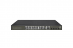 LevelOne Hilbert 28-Port Gigabit PoE Smart Lite Switch, 24 PoE Outputs, 4 x Gigabit SFP/RJ45 Combo, 802.3at/af PoE, 380W PoE Power Budget