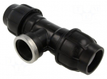 Splice terminal: clamping | for PE pipes | Plast | Medium: water