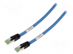 Patch cord | S/FTP | Cat 8.1 | RJ45 plug,both sides | stranded | Cu | 5m
