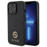 Guess GUHCP13LPS4DGPK Hardcase Strass Metal Logo for iPhone 13 Pro 6.1" / black
