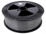 Filament: PET-G | 1.75mm | grey | 220&divide;250&deg;C | 2kg | &plusmn;0,05mm