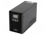 Power supply: UPS | 144x246.5x215mm | 800W | 1kVA | 12.2kg | 7Ah | 0&divide;40&deg;C