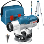 Bosch optical level GOL 32 G Professional, with construction tripod (blue, case, unit of measurement 400 Gon)