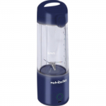 Nutribullet Portable Blender NBP003NBL (dark blue, battery-operated, 0.475 liters)