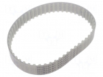 Timing belt | T10 | W: 25mm | H: 4.5mm | Lw: 530mm | Tooth height: 2.5mm