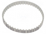 Timing belt | T5 | W: 8mm | H: 2.2mm | Lw: 220mm | Tooth height: 1.2mm