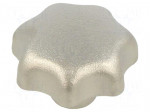 Knob | &Oslash;: 32mm | Int.thread: M6 | stainless steel | DIN 6336